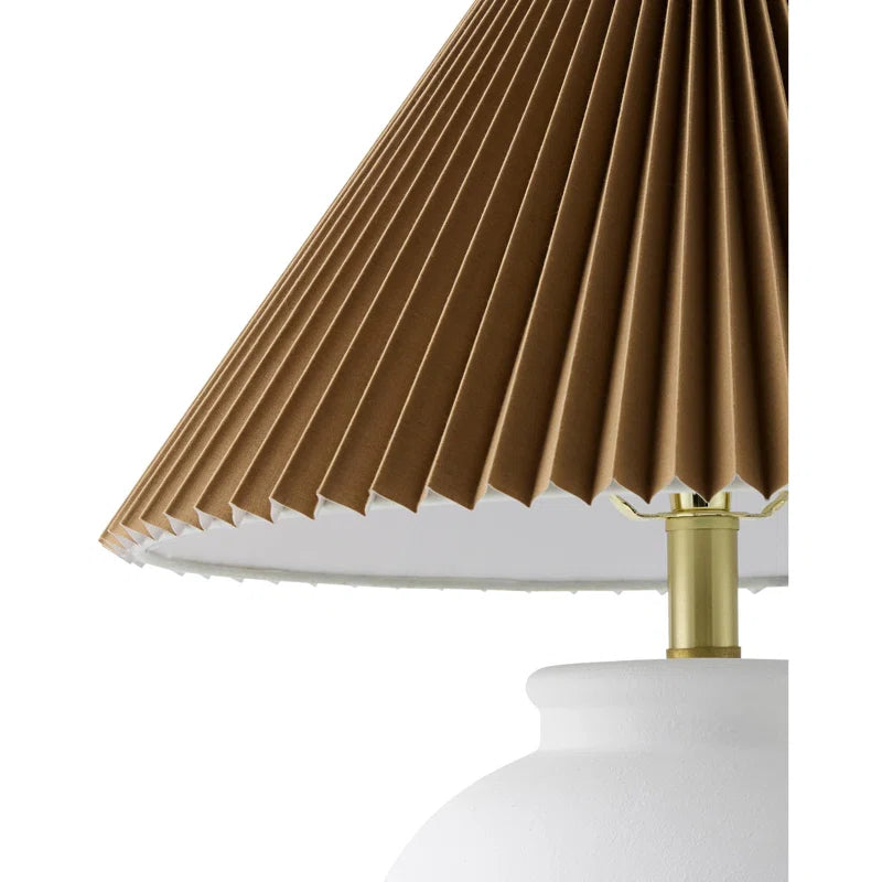 Classic Urn Table Lamp with Textured Ceramic Base